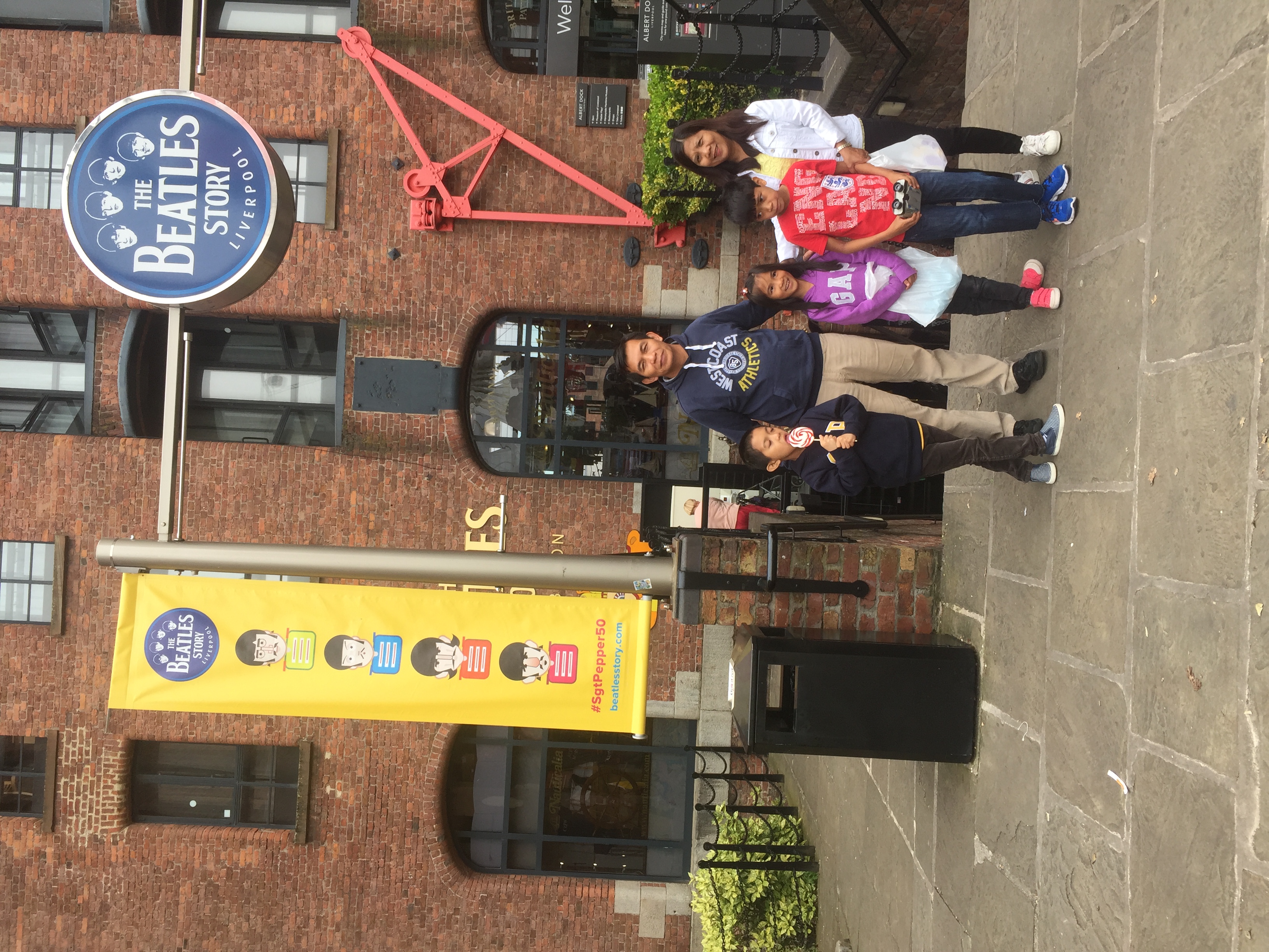 A family visit to The Beatles Story, Liverpool
