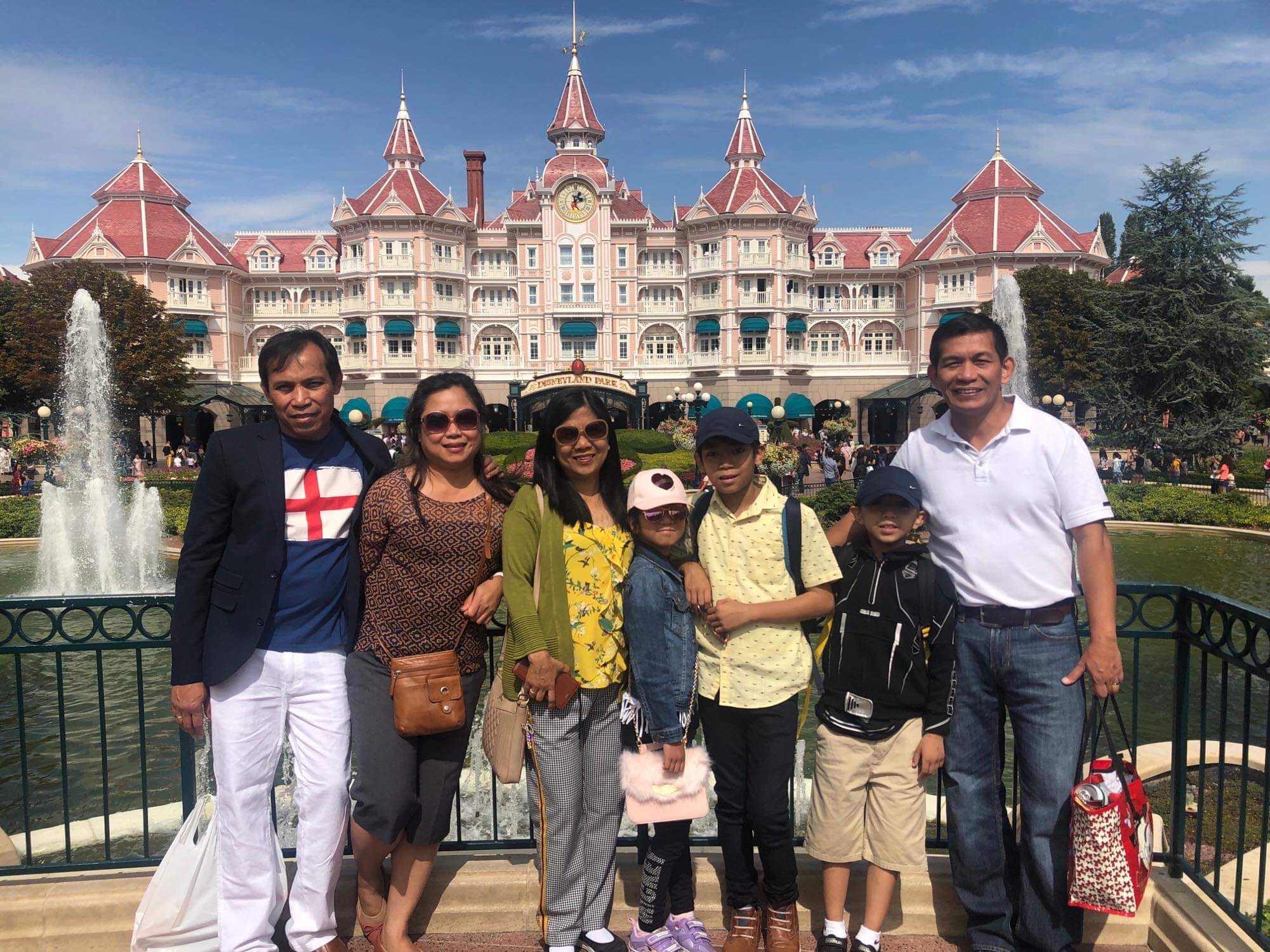 A family visit to Disneyland