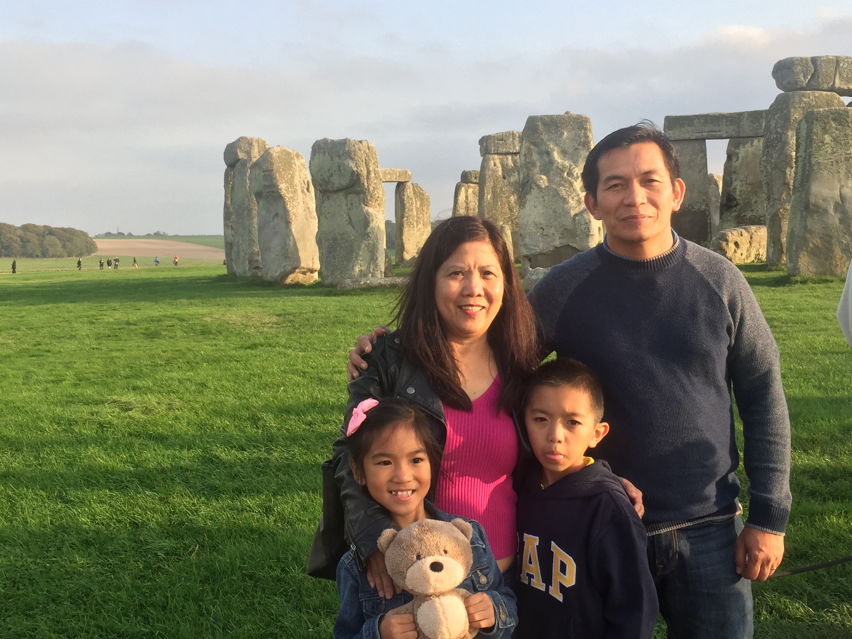 A family visit to Stonehenge